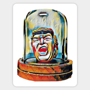 Trump Under Glass Sticker